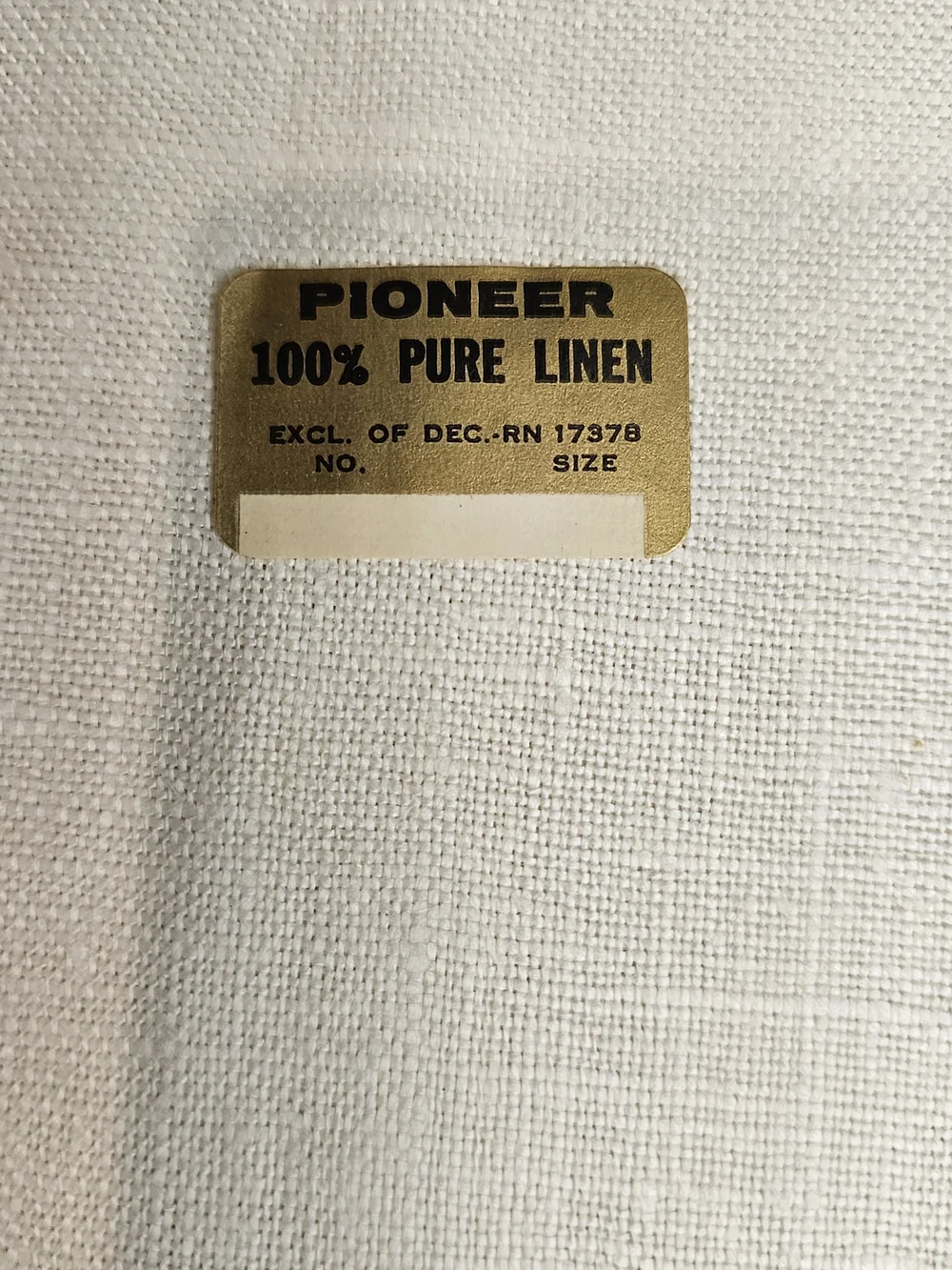 pioneers linen beautiful vintage